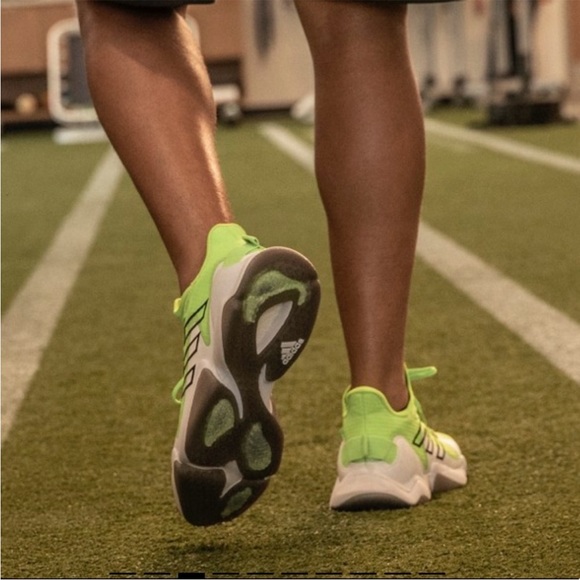 adidas Mahomes 1 Impact FLX First Release Team Solar Green - Picture 4 of 12